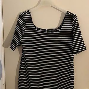 Black and white dress